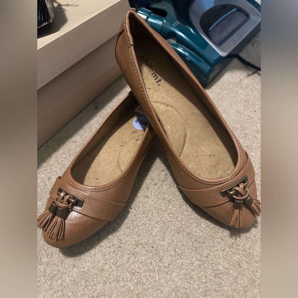 NWT White Mountain Brown Flats 8.5 wide